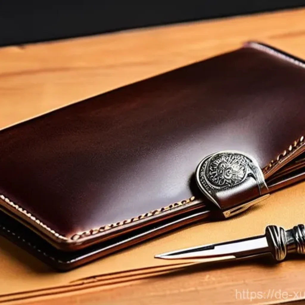 지속가능한 악세서리 브랜드의 내구성 - **Prompt 1: Artisan Crafted Leather Wallet with Patina**
    A close-up shot of a beautifully aged, ...