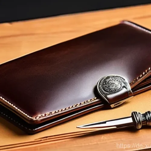 지속가능한 악세서리 브랜드의 내구성 - **Prompt 1: Artisan Crafted Leather Wallet with Patina**
    A close-up shot of a beautifully aged, ...